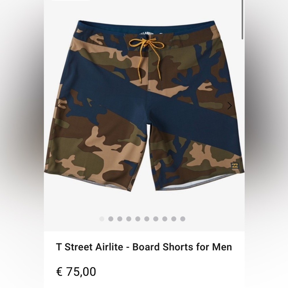 Billabong camouflage board shorts -swim shorts for men - size S (28) - Picture 9 of 9